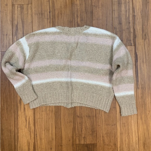 SOLD—Free people cropped knit cardigan - Picture 2 of 3